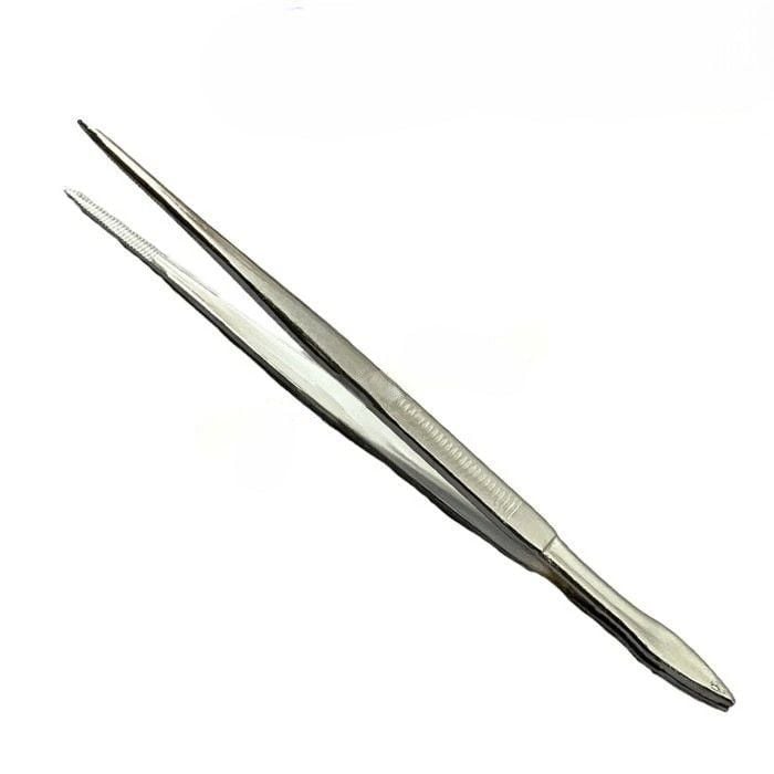 Penset 16 cm Cımbız Düz Sivri Uçlu Nikel Kaplama