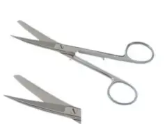 Rodus Cerrahi Makas Sivri/Küt 15 cm Eğri