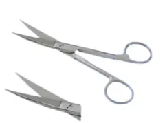 Rodus Cerrahi Makas Sivri/Sivri 15 cm Eğri