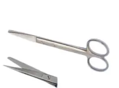 Rodus Cerrahi Makas Sivri/Küt 12.5 cm Düz