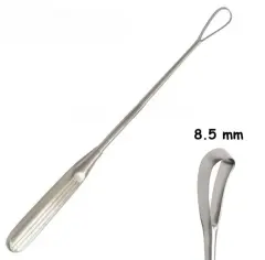 Rodus Uterine Küret Recamier Kürtaj Küreti 8.5 mm