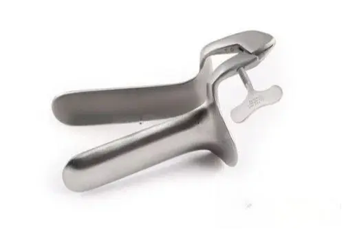 Rodus Vaginal Spekulum Metal Collin Yan Açılı Orta