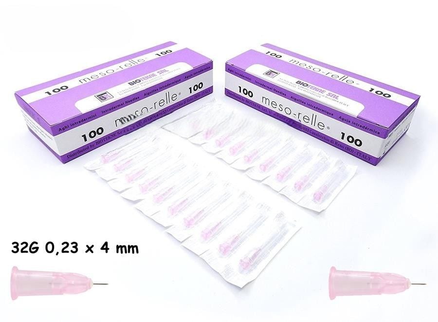 Mezoterapi iğnesi 32g 4 mm 0,23 100 Adet