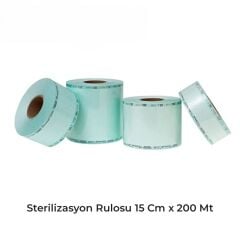 Sterilizasyon Rulosu 15 cm x 200 mt