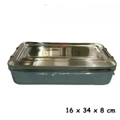 Rodus Alet Kutusu Paslanmaz Çelik 16 x 34 x 8 cm