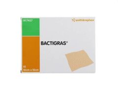 Bactigras Antiseptik Sargı Yara Bakım Örtüsü 10 cm x 10 cm