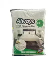 Always Sıvı Geçirmez Alez Yatak Koruyucu Elastik Bantlı 90 cm x 190 cm