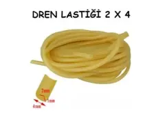 Dren Lastiği Lastik Turnike 2x4 mm Serum Lastiği 1 Metre