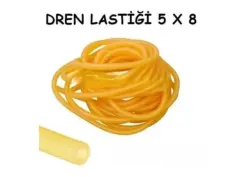 Dren Lastiği Lastik Turnike 5x8 mm Serum Lastiği 1 Metre