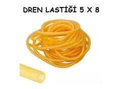 Dren Lastiği Lastik Turnike 5x8 mm Serum Lastiği 1 Metre