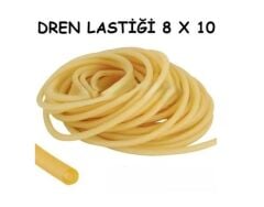 Dren Lastiği Lastik Turnike 8 mm x 10 mm Serum Lastiği 1 Metre