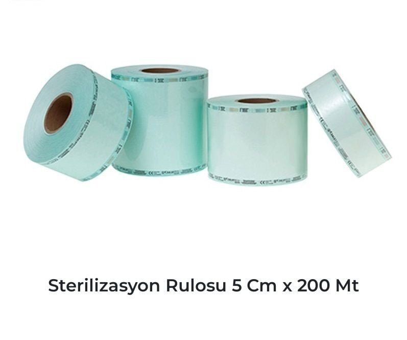Sterilizasyon Rulosu 5 Cm x 200 Mt