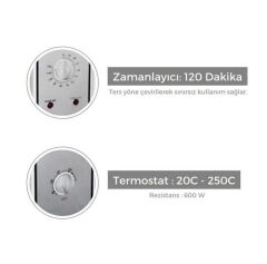 Goldterm F-50 50 lt Kuru Hava Sterilizatörü  Dijital Isı Göstergeli