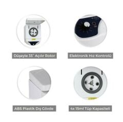 Elektro-mag M415E 4 Tüp Santrifüj Cihazı