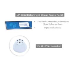 Elektro-mag M4812P 12 Tüp Santrifüj Cihazı