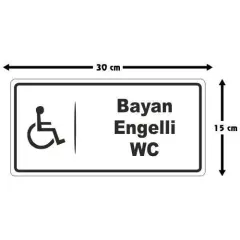 Bayan Engelli Wc Tabelası