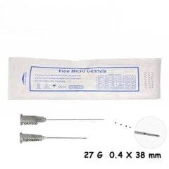 Dolgu Kanülü 27g x 38 mm 1 adet