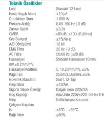Firstmed 100G Tek Kanallı Yorumlu EKG Cihazı