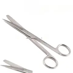 Cerrahi Makas Sivri/Küt 15 cm Düz