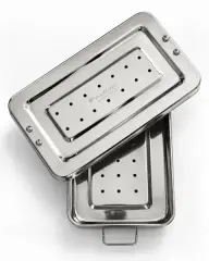Wellson Sterilizasyon Kutusu Delikli Kilitli 25 cm