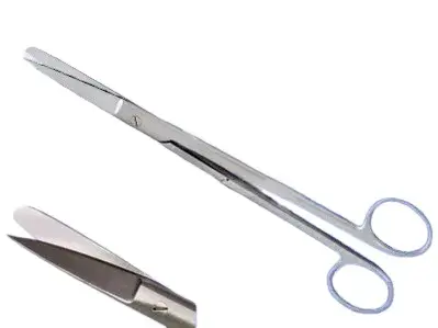 Cerrahi Makas Sivri/Küt 20 cm Düz