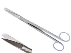 Cerrahi Makas Sivri/Küt 20 cm Düz