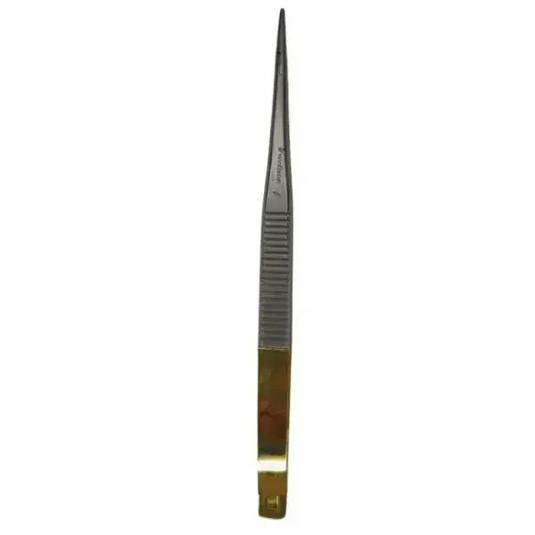 Wellson Mikro Portegü Castroviejo 14 cm Düz TC Altın Sap
