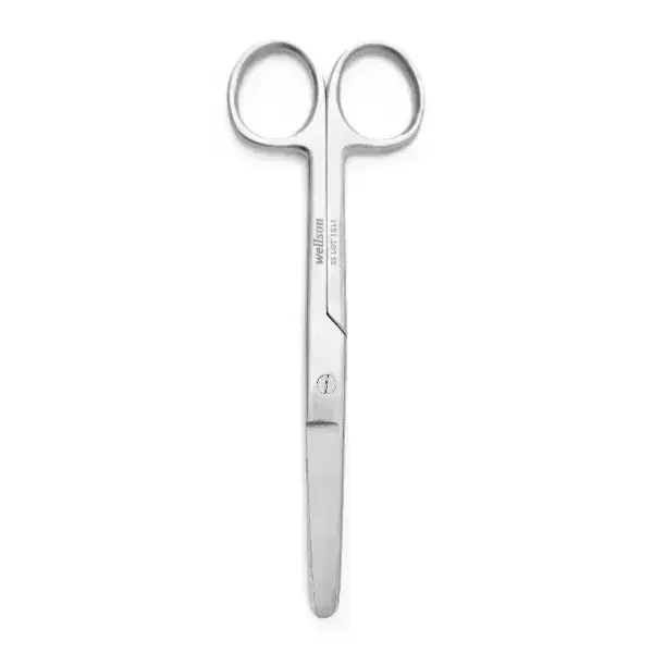 Wellson Standart Makas 15 cm Küt/Küt Eğri