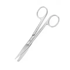 Wellson Standart Makas 15 cm Küt/Sivri Eğri