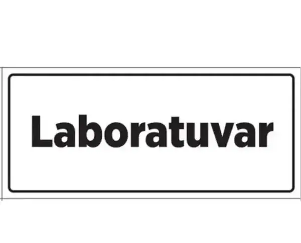 Laboratuvar Tabelası